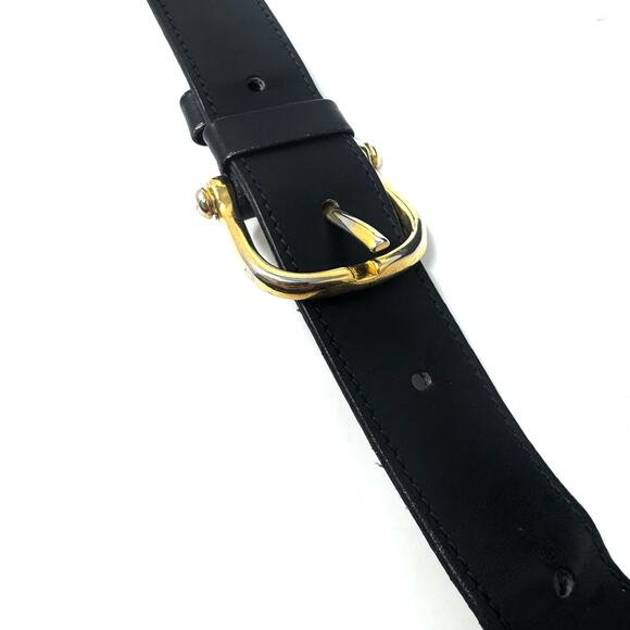 Celine Vintage Black Leather Horsebit Shoulder Bag | Box Calf | Gold Hardware - Picture 14 of 14